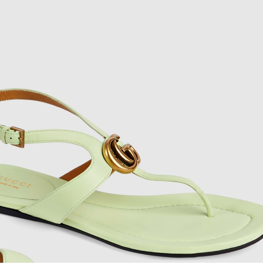Gucci Double G Thong Sandals - Picture 4 of 9